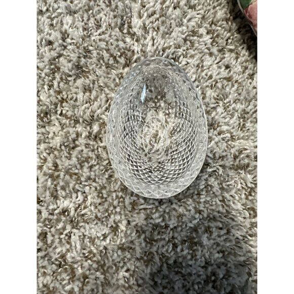 AVON glass keepsake/trinket lidded decorative egg‎ - Picture 2 of 4